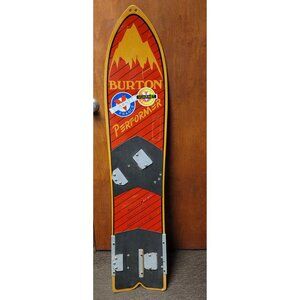 Vintage 1980s Burton Performer Snowboard JAKE BURTON Vintage Burton Snowboard Ba